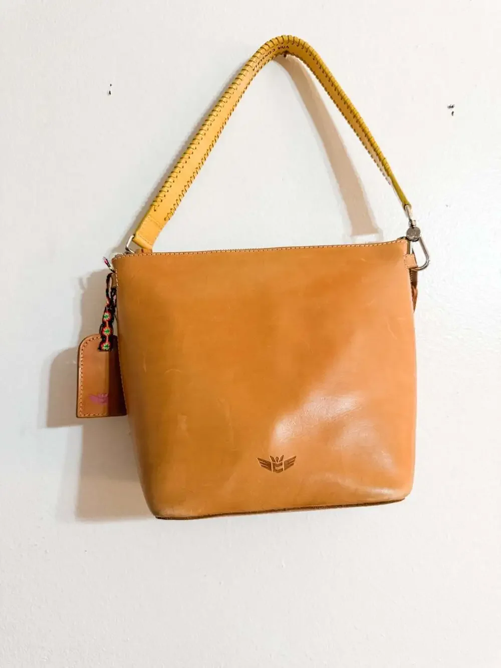 Set of Consuela Leather Diego Hobo Bag and 3 Interchangeable Straps